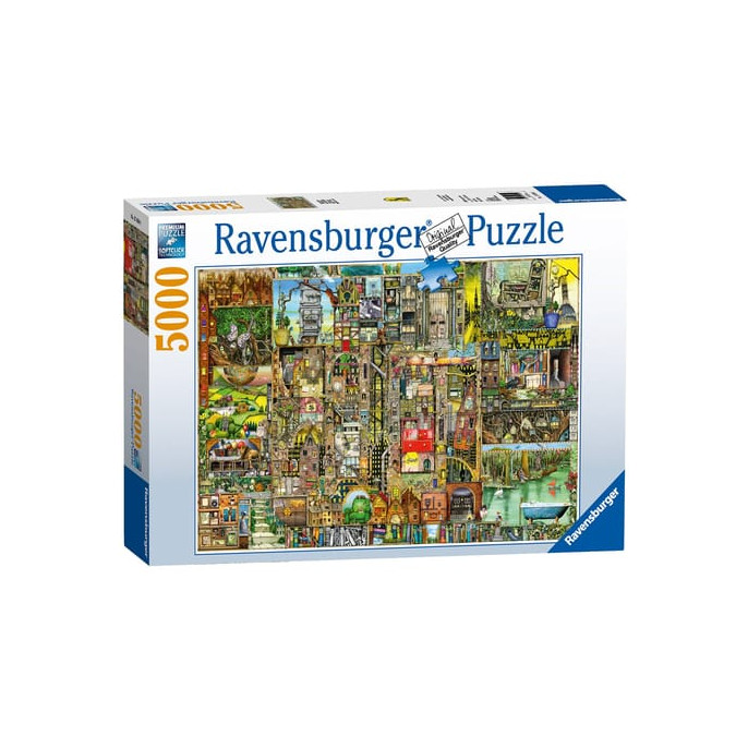 Acheter Puzzle : 5000 pièces - Ville Bizarre - Colin Thompson -  Ravensburger - Jeux de société - Le Passe Temps