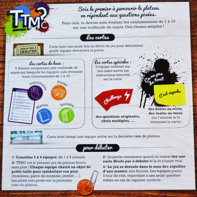  TTMC - Tu Te Mets Combien ? - Board Game - General Culture Quiz  (French Version) : Toys & Games