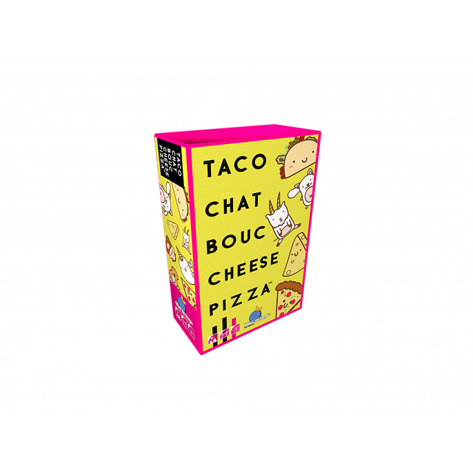 Acheter Taco Chat Bouc Cheese Pizza - Jeux de société en famille - Blue  Orange - Monsieur Dé