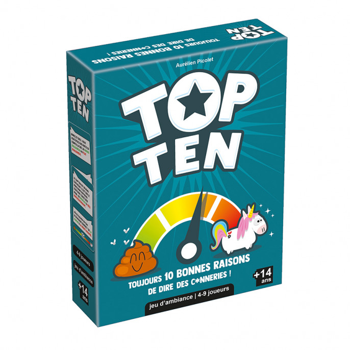 Acheter Top Ten - Cocktail Games - Jeux de société - Le Passe Temps