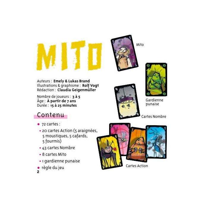 Acheter Mito - Jeux de société pour enfants - Gigamic - Monsieur Dé