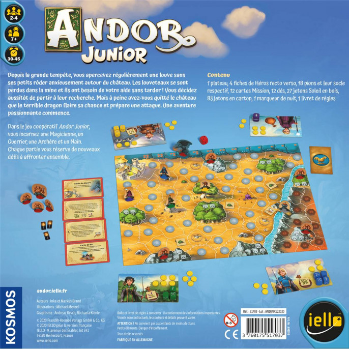 Andor Junior : la première grande aventure des petits joueurs ! - IELLO