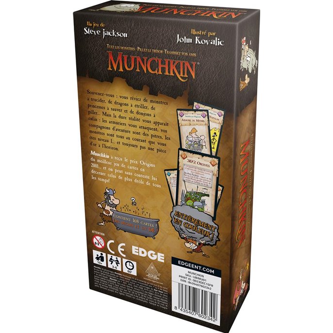 Acheter Munchkin 2 : Hâchement Mieux - Edge - Jeux de société - Le Passe  Temps