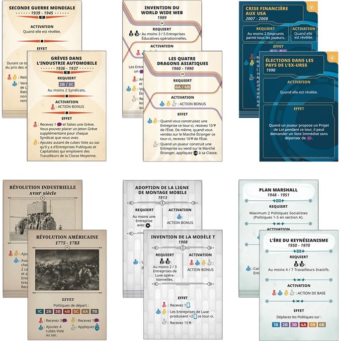 Hegemony : Événements Historiques