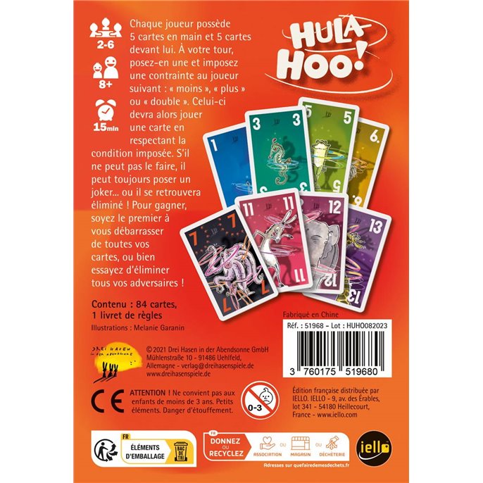 Acheter Hula-Hoo - Drei Hasen - Jeux de société - Le Passe Temps