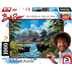 Puzzle : 1000 pièces - Chute d'eau dans la clairière - Bob Ross