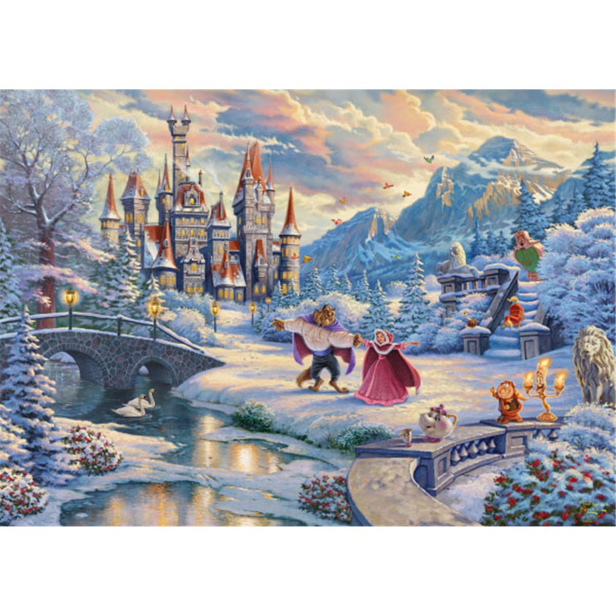 Puzzle 1000 pièces : Disney Collector's Edition : La Belle et la