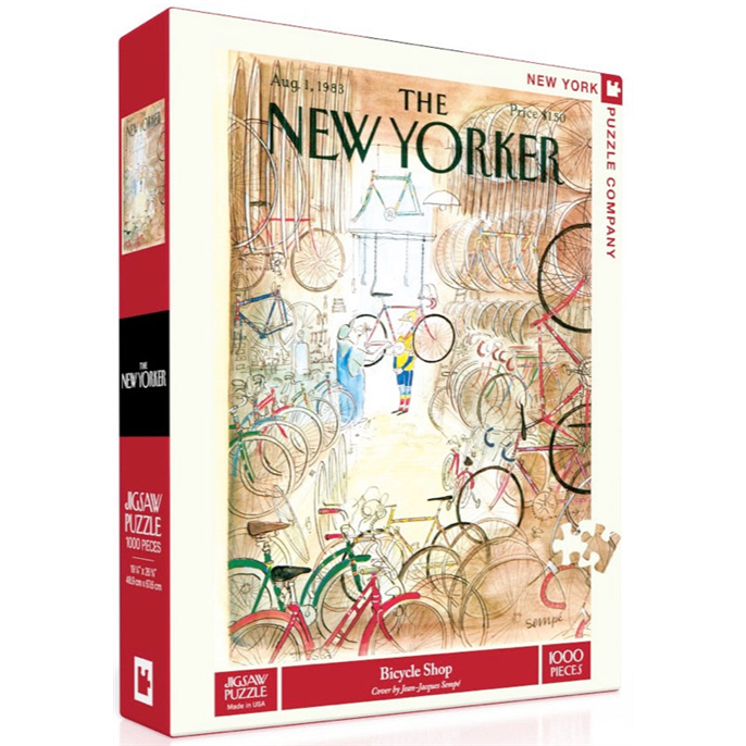 Puzzle 1000 pièces - New Yorker - Bicycle Shop - Jean J. Sempe