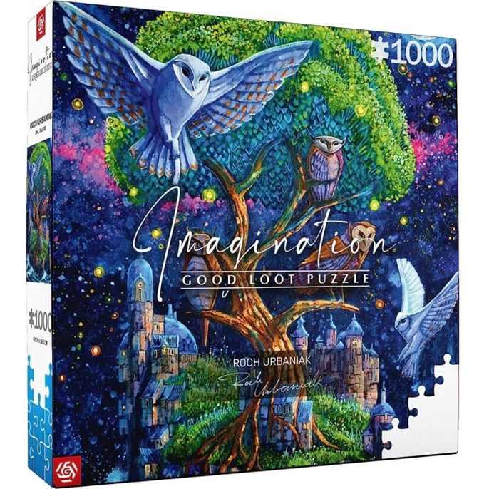 Puzzle : 1000 pièces - Roch Urbaniak : Owl Island