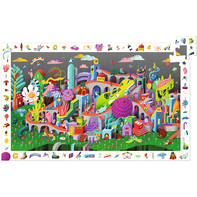 Puzzle : 200 pièces - Crazy Town