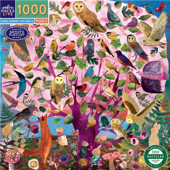 Puzzle : 1000 pièces - Parliament of Owls