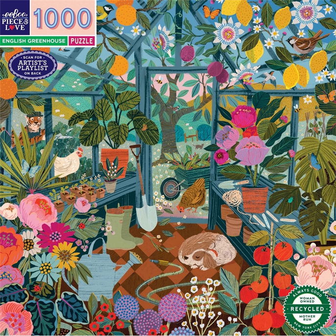 Puzzle : 1000 pièces - English Greenhouse