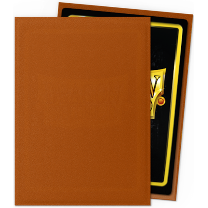 Protège-cartes : 63x88mm Matte Copper Dragon Shield - Lot de 100