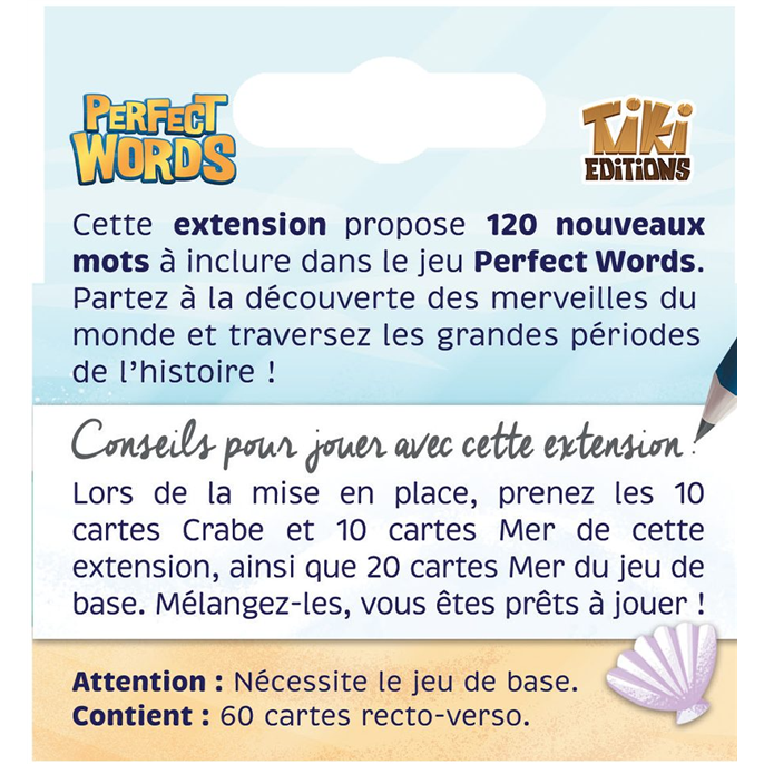 Perfect Words : Extension Vacances