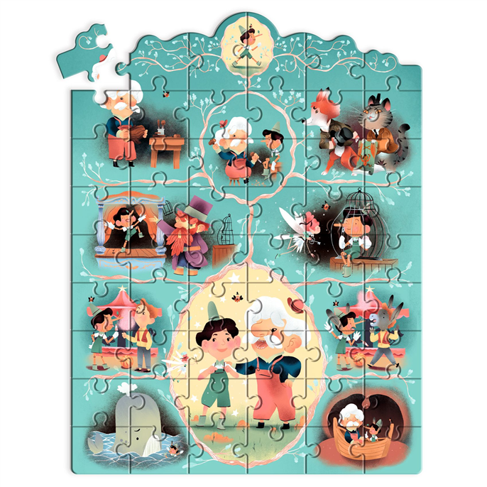 Puzzle : 54 pièces - Pinocchio