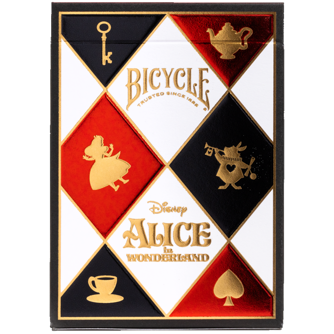 54 Cartes Bicycle : Alice au Pays des Merveilles