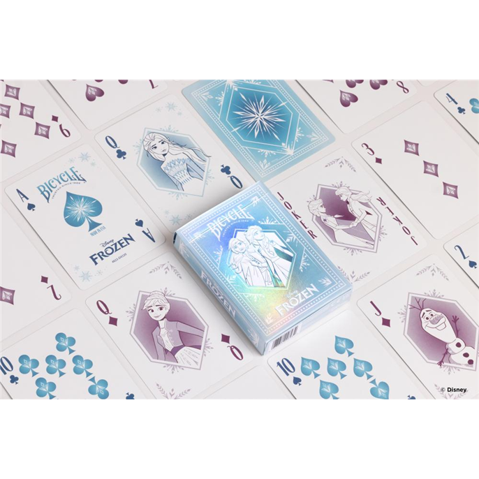 54 Cartes Bicycle : La Reine des Neiges