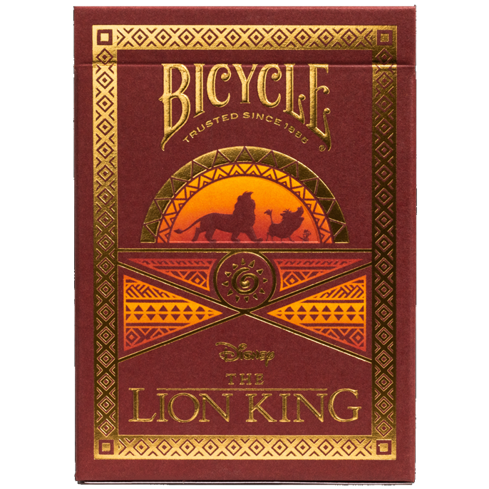 54 Cartes Bicycle : Le Roi Lion