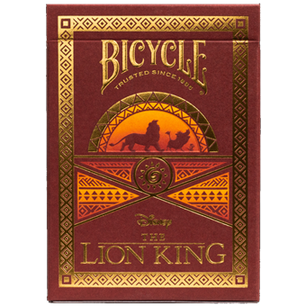 54 Cartes Bicycle : Le Roi Lion