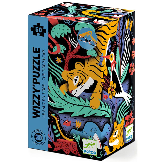 Puzzle : 50 pièces - Le Saut du Tigre