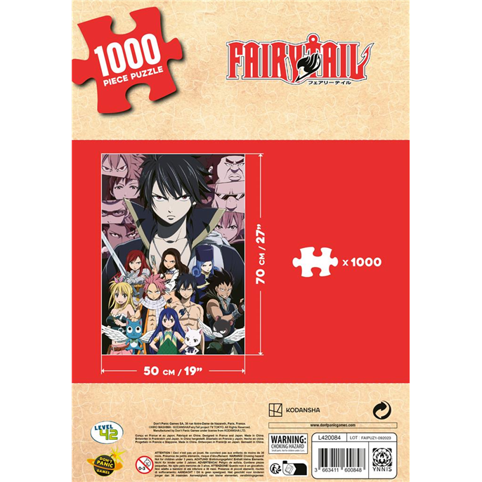 Puzzle : 1000 pièces - Fairy Tail