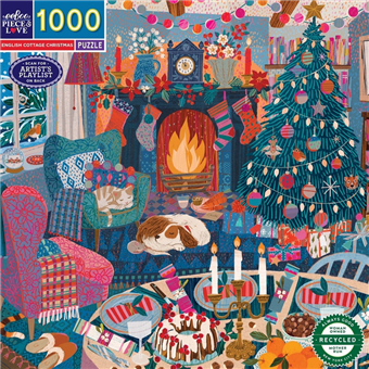 Puzzle : 1000 pièces - English Cottage Christmas