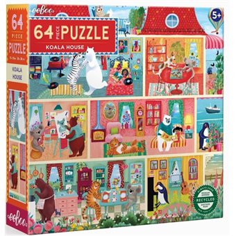 Puzzle : 64 pièces - Maison des Koalas