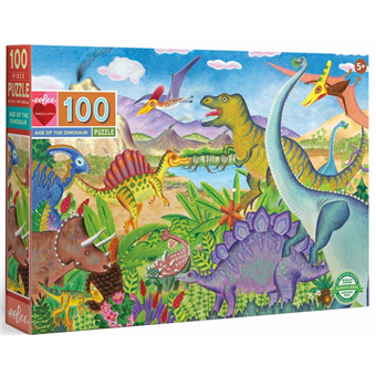 Puzzle : 100 pièces - Le temps des dinosaures