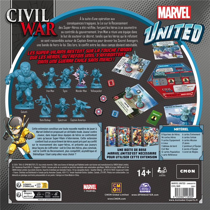 Marvel United : Civil War