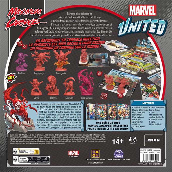 Marvel United : Maximum Carnage