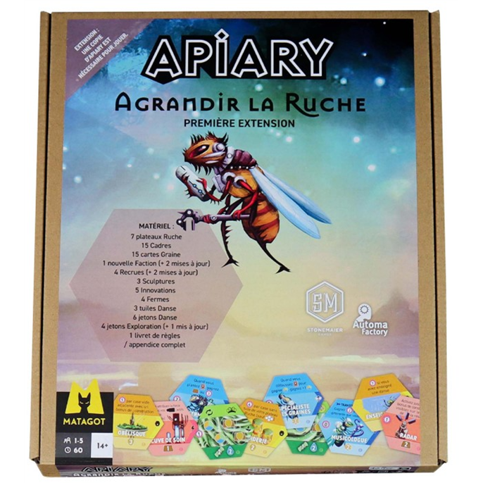 Apiary : Agrandir la Ruche