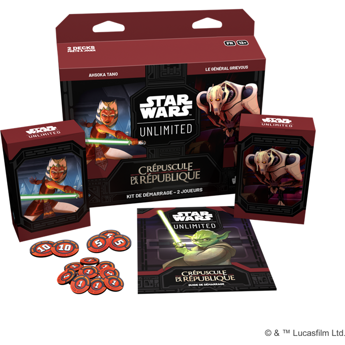 Star Wars Unlimited : Crépuscule de la République - Kit de démarrage VF