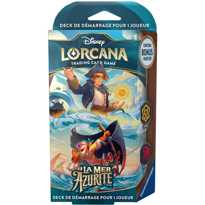 Lorcana : La Mer Azurite - Starter Ambre Rubis