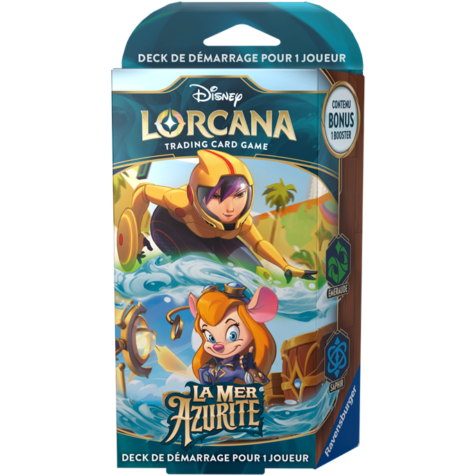 Lorcana : La Mer Azurite - Starter Saphir Émeraude