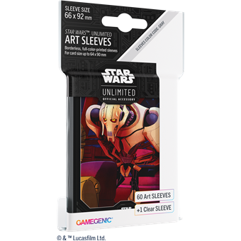 Star Wars Unlimited : Sleeves General Grievous