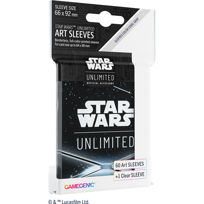 Star Wars Unlimited : Sleeves Back Black