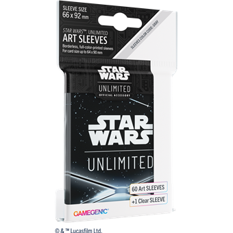 Star Wars Unlimited : Sleeves Back Black