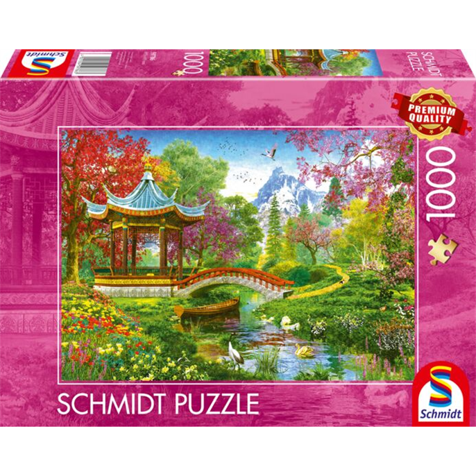 Puzzle : 1000 pièces - Jardin japonais