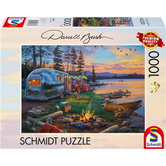 Puzzle : 1000 pièces - Place de camping idyllique