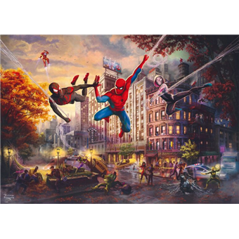 Puzzle : 1000 pièces - Spider-Man et compagnie