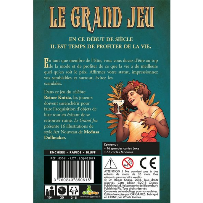 Le Grand Jeu (retour en stock le 20/11)