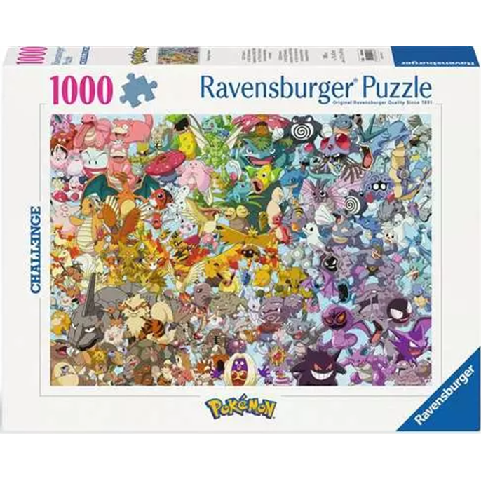 Puzzle : 1000 pièces - Pokémon Challenge