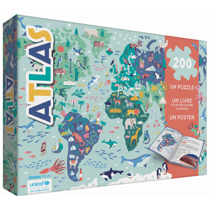 Puzzle : 200 pièces - Atlas