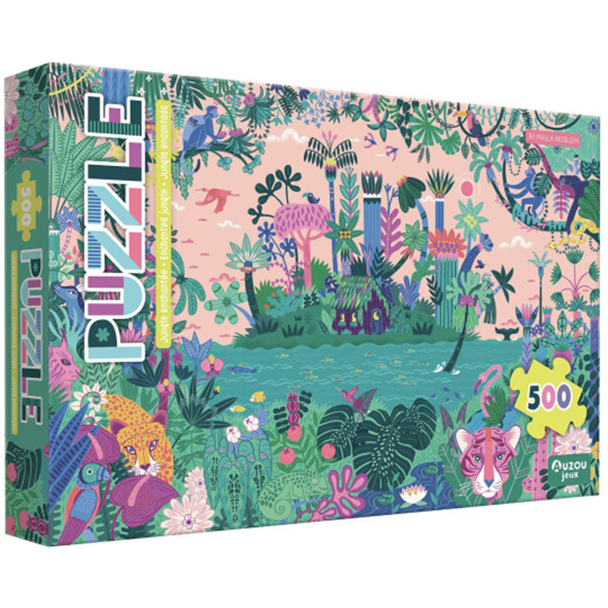 Puzzle : 500 pièces - Jungle Enchantée