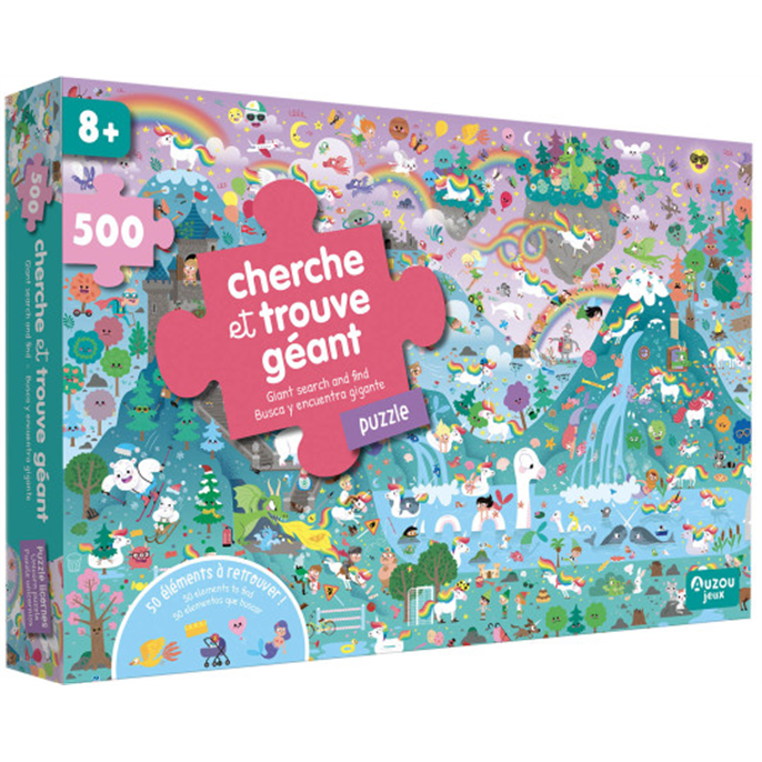 Puzzle : 500 pièces - Cherche et Trouve Géant