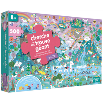 Puzzle : 500 pièces - Cherche et Trouve Géant