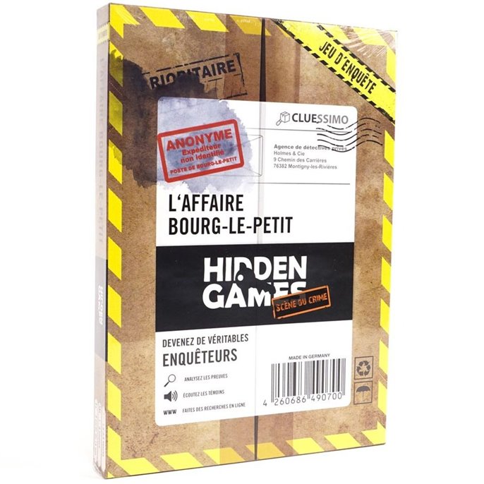 Hidden Games 1 : L'Affaire de Bourg-Le-Petit