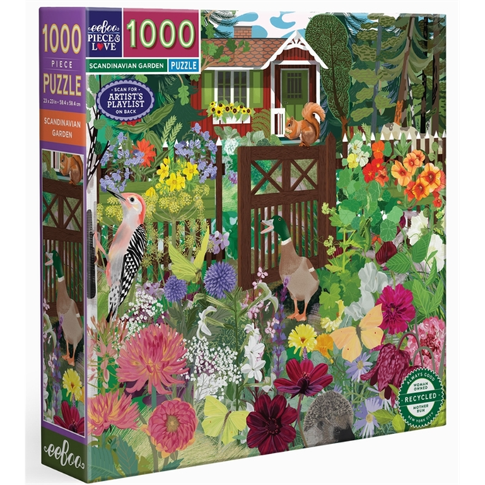 Puzzle : 1000 pièces - Scandinavian Garden