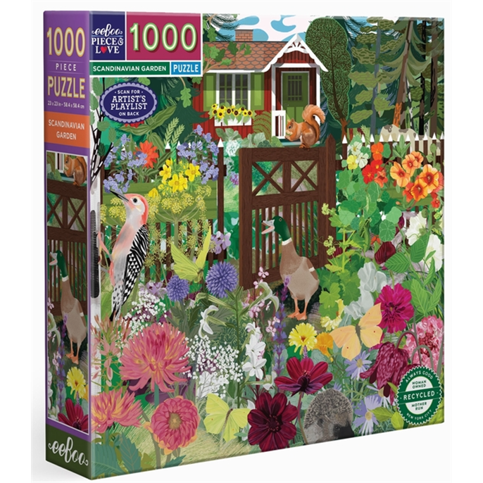 Puzzle : 1000 pièces - Scandinavian Garden