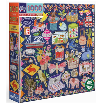 Puzzle : 1000 pièces - The Cat & The Yarn